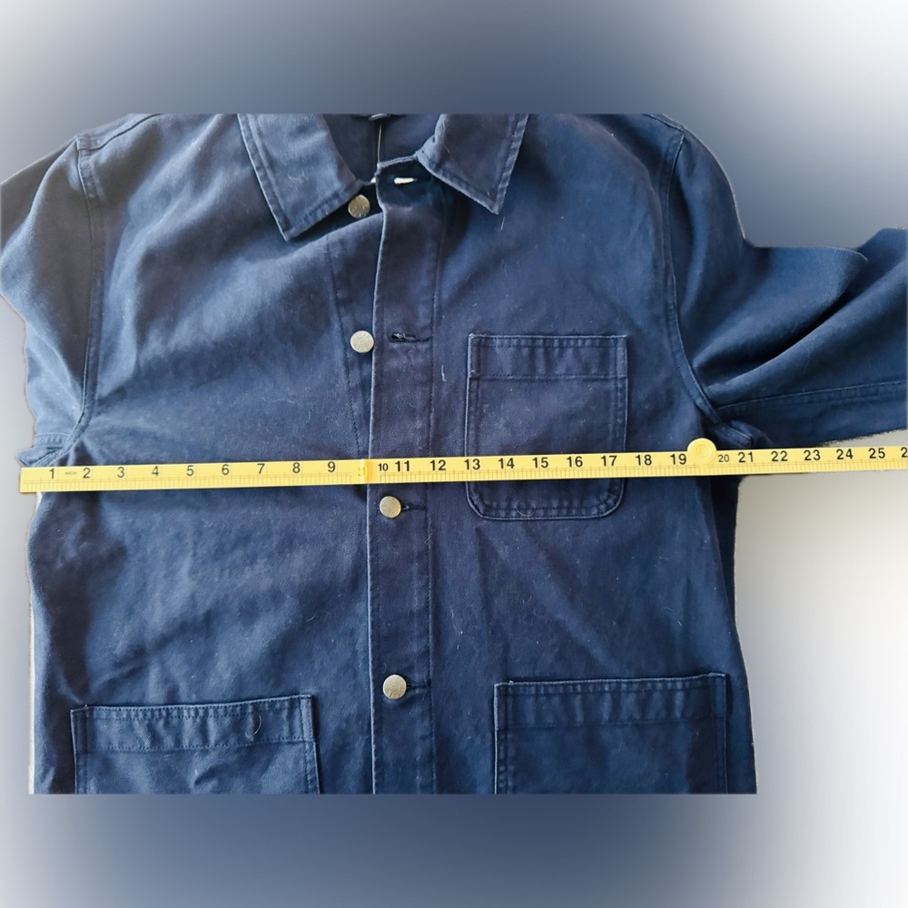 J.Crew Men’s Cotton Chore Jacket / Shirt Jacket – Navy – Size M – NWT - Picture 8 of 9